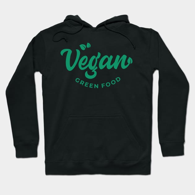 Vegan Green Food Hoodie by Islanr